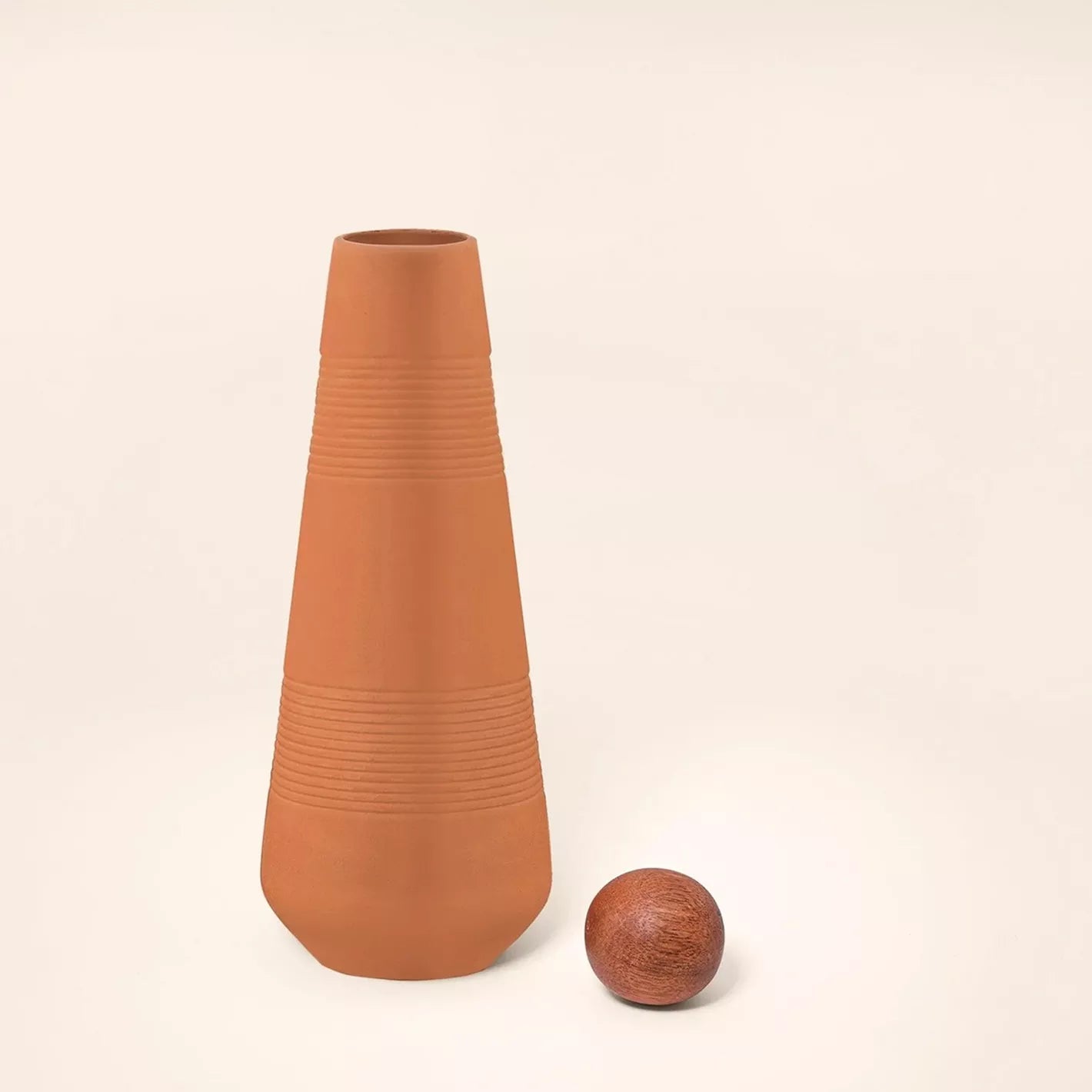 Terracotta Cone Bottle