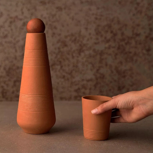 Terracotta Cone Bottle