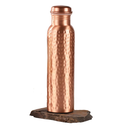 Hand Crafted Hammered Copper Bottle - CLEO HOME